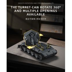 12GO 97017 BÁNH QUẾ E-100 1:28 tỷ lệ 1:28 bộ đồ chơi xếp lắp ráp ghép mô hình Military Army E-100 WT Quân Sự Bộ Đội 2036 khối