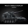 12GO 97017 BÁNH QUẾ E-100 1:28 tỷ lệ 1:28 bộ đồ chơi xếp lắp ráp ghép mô hình Military Army E-100 WT Quân Sự Bộ Đội 2036 khối