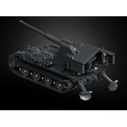 12GO 97017 PHÁO CHỐNG TĂNG E-100WT 1:28 tỷ lệ 1:28 bộ đồ chơi xếp lắp ráp ghép mô hình Military Army Quân Sự Bộ Đội 2036 khối