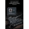 12GO 97017 BÁNH QUẾ E-100 1:28 tỷ lệ 1:28 bộ đồ chơi xếp lắp ráp ghép mô hình Military Army E-100 WT Quân Sự Bộ Đội 2036 khối