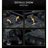 12GO 97017 BÁNH QUẾ E-100 1:28 tỷ lệ 1:28 bộ đồ chơi xếp lắp ráp ghép mô hình Military Army E-100 WT Quân Sự Bộ Đội 2036 khối