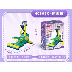 GUDI 40803 Xếp hình lắp ráp ghép mô hình Máy tập thể hình mini 9 loại: máy chạy bộ, máy đo sức mạnh đấm bốc, máy tập elip, máy tập cơ bụng, máy bướm, xe đạp xoay, bộ tập sức mạnh, máy tập duỗi chân, máy chèo thuyền