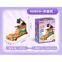 GUDI 40803 Xếp hình lắp ráp ghép mô hình Máy tập thể hình mini 9 loại: máy chạy bộ, máy đo sức mạnh đấm bốc, máy tập elip, máy tập cơ bụng, máy bướm, xe đạp xoay, bộ tập sức mạnh, máy tập duỗi chân, máy chèo thuyền