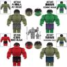 unknown AF344 unknown AF345 unknown AF346 unknown AF347 Hulk Xếp hình lắp ráp ghép mô hình Hulk 4 loại nhân vật nhỏ