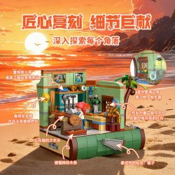 POPBRIX VP10010 Carpenter Studio Xếp hình lắp ráp ghép mô hình Cảng: Xưởng mộc