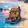 POPBRIX VP10001 Beach Hut Xếp hình lắp ráp ghép mô hình Cảng: Ngôi nhà trên bãi biển