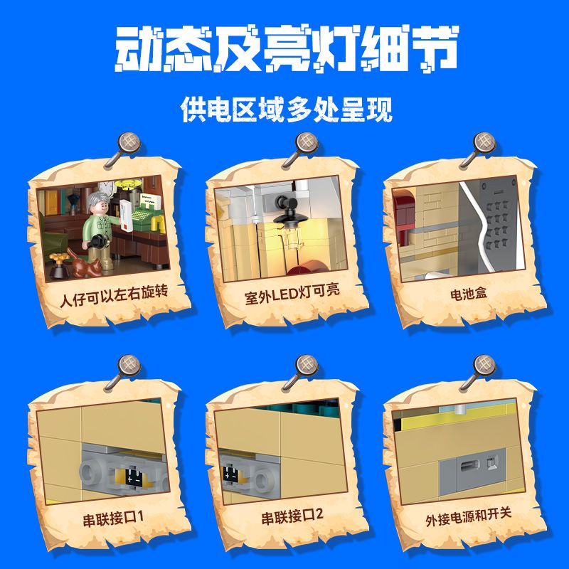 POPBRIX VP10012 Writer Studio Xếp hình lắp ráp ghép mô hình Cảng: Phòng của nhà văn