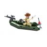 Enlighten 813 Qman 813 non  CHIẾN ĐẤU TRÊN ĐẦM LẦY bộ đồ chơi xếp lắp ráp ghép mô hình Military Army COMBATZONES AMPHIBIAN VEHICLE Quân Sự Bộ Đội 272 khối