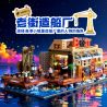 POPBRIX VP10006 Old Street Shipyard Xếp hình lắp ráp ghép mô hình Cảng biển: Nhà máy đóng tàu Lào Cai