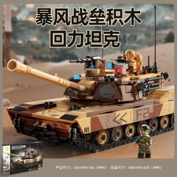 Xingya Premium 89138 Xếp hình lắp ráp ghép mô hình Xe tăng kéo lùi Stormbastion