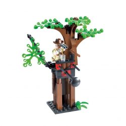 Enlighten 813 Qman 813 non  CHIẾN ĐẤU TRÊN ĐẦM LẦY bộ đồ chơi xếp lắp ráp ghép mô hình Military Army COMBATZONES AMPHIBIAN VEHICLE Quân Sự Bộ Đội 272 khối