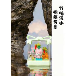 Boda BD8018 Animo Foxi Xếp hình lắp ráp ghép mô hình Annemo Buddha Series 4 mẫu: Hoa sen phản chiếu, đèn phật, âm thanh cá gỗ, tre phản chiếu suối và núi