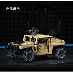 Takuki T1117 Xếp hình lắp ráp ghép mô hình Xe địa hình bọc thép HM xe drift 1:12