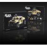 Takuki T1117 Xếp hình lắp ráp ghép mô hình Xe địa hình bọc thép HM xe drift 1:12