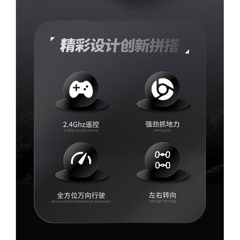 Takuki T1117 Xếp hình lắp ráp ghép mô hình Xe địa hình bọc thép HM xe drift 1:12