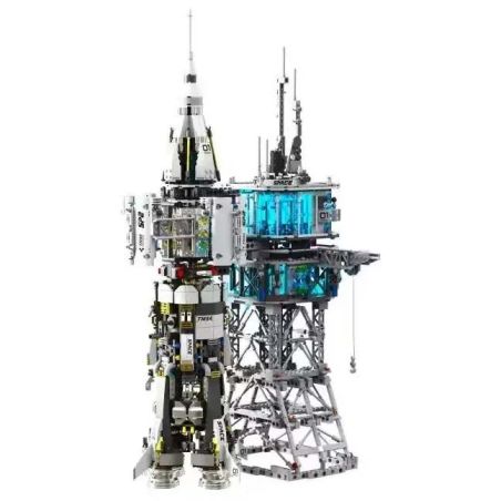 Takuki T4014 Space Cosmodrome Xếp hình lắp ráp ghép mô hình căn cứ hàng không vũ trụ
