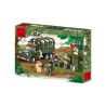 Enlighten 811 Qman 811 non  XE TẢI CHỞ QUÂN LÍNH 3 TRONG 1 bộ đồ chơi xếp lắp ráp ghép mô hình Military Army COMBATZONES CARRY TRUCK Quân Sự Bộ Đội 308 khối