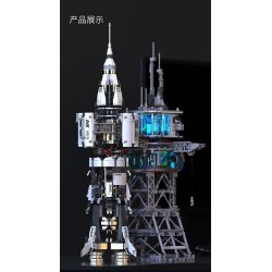 Takuki T4014 Space Cosmodrome Xếp hình lắp ráp ghép mô hình căn cứ hàng không vũ trụ