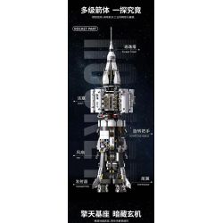 Takuki T4014 Space Cosmodrome Xếp hình lắp ráp ghép mô hình căn cứ hàng không vũ trụ