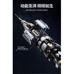 Takuki T4014 Space Cosmodrome Xếp hình lắp ráp ghép mô hình căn cứ hàng không vũ trụ