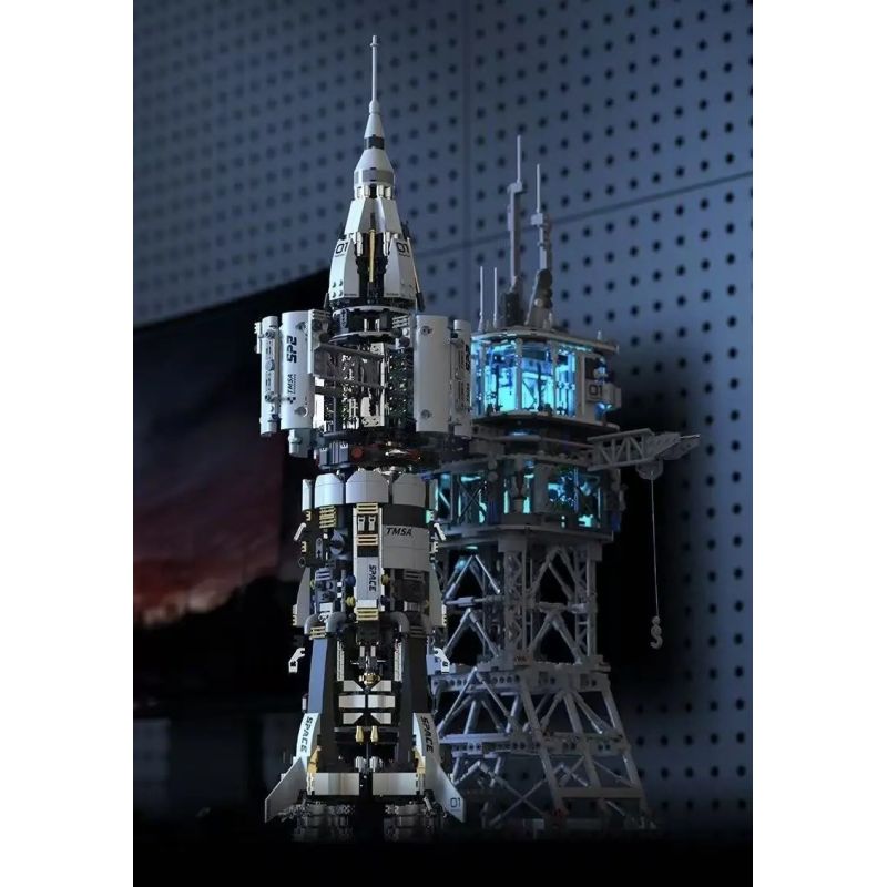 Takuki T4014 Space Cosmodrome Xếp hình lắp ráp ghép mô hình căn cứ hàng không vũ trụ