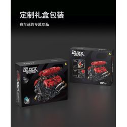 Takuki T5011 V8-Turbine Engine Xếp hình lắp ráp ghép mô hình Động cơ V8