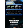 GULY 60542 Creative Fruit Arcade Xếp hình lắp ráp ghép mô hình Máy đánh bạc Rock and Roll hoài cổ