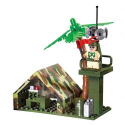 Enlighten 811 Qman 811 non  XE TẢI CHỞ QUÂN LÍNH 3 TRONG 1 bộ đồ chơi xếp lắp ráp ghép mô hình Military Army COMBATZONES CARRY TRUCK Quân Sự Bộ Đội 308 khối