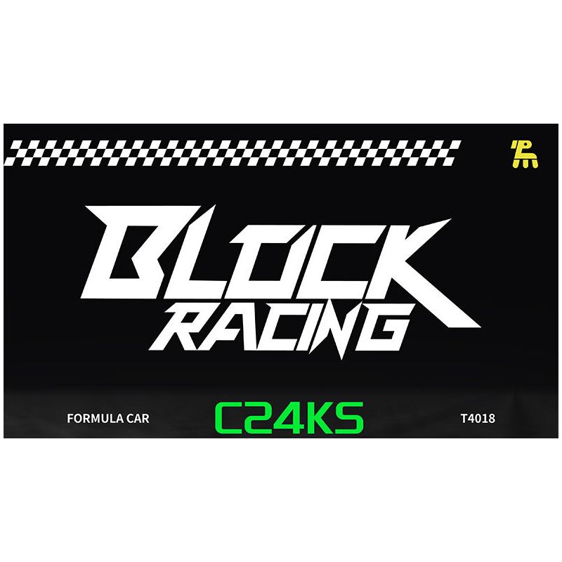 Takuki T4018 Xếp hình lắp ráp ghép mô hình Đua xe công thức 1 1:12