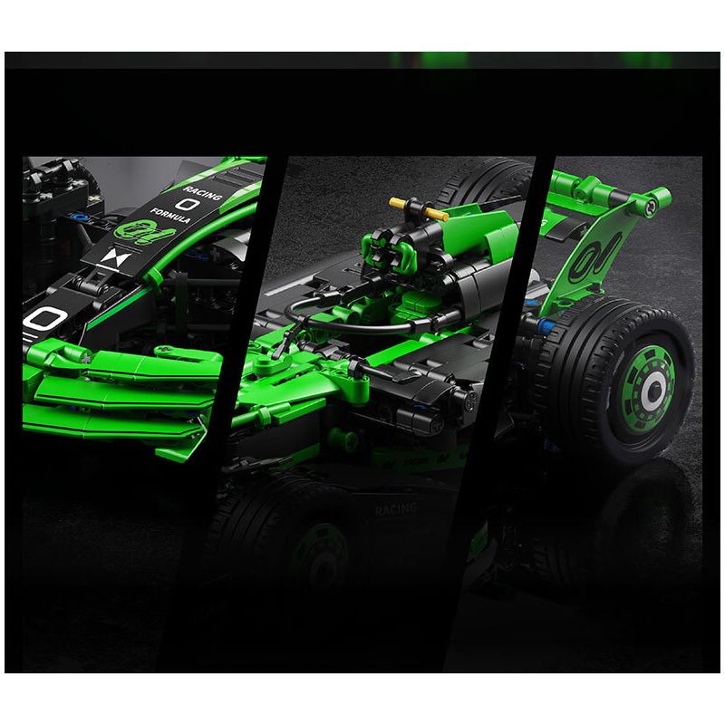 Takuki T4018 Xếp hình lắp ráp ghép mô hình Đua xe công thức 1 1:12