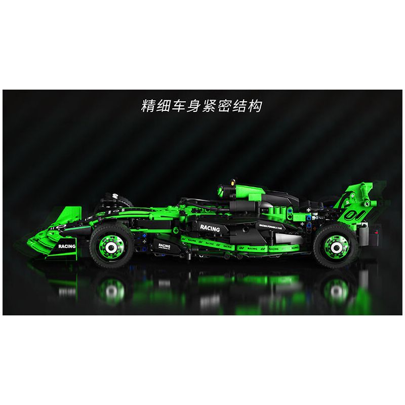 Takuki T4018 Xếp hình lắp ráp ghép mô hình Đua xe công thức 1 1:12