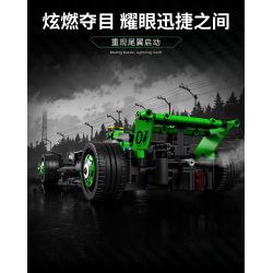 Takuki T4018 Xếp hình lắp ráp ghép mô hình Đua xe công thức 1 1:12