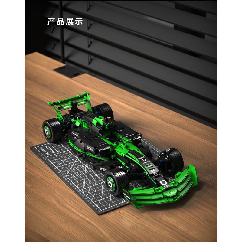 Takuki T4018 Xếp hình lắp ráp ghép mô hình Đua xe công thức 1 1:12