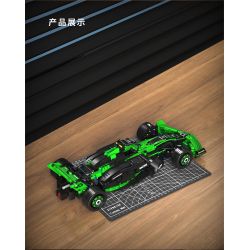 Takuki T4018 Xếp hình lắp ráp ghép mô hình Đua xe công thức 1 1:12