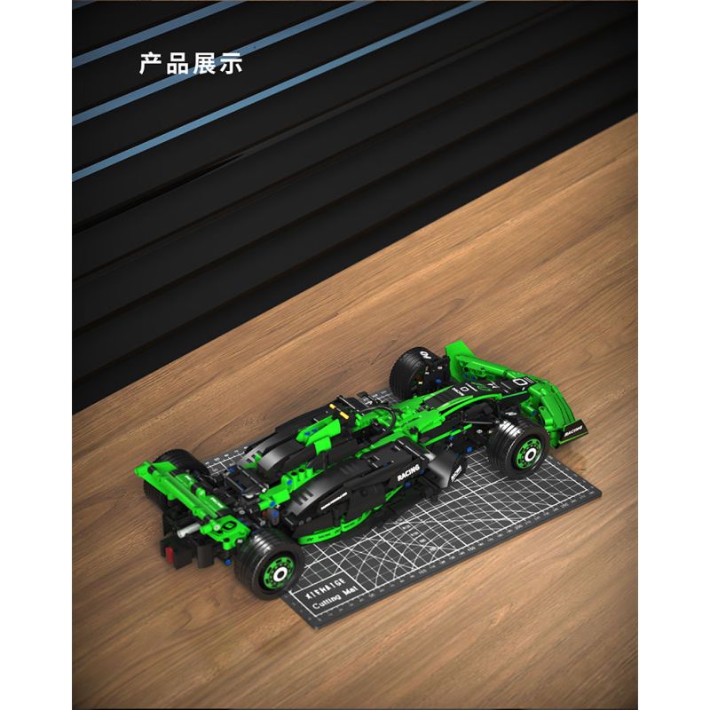 Takuki T4018 Xếp hình lắp ráp ghép mô hình Đua xe công thức 1 1:12