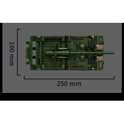 Le Yi 66096 M40 Long Tom Xếp hình lắp ráp ghép mô hình Pháo tự hành M40