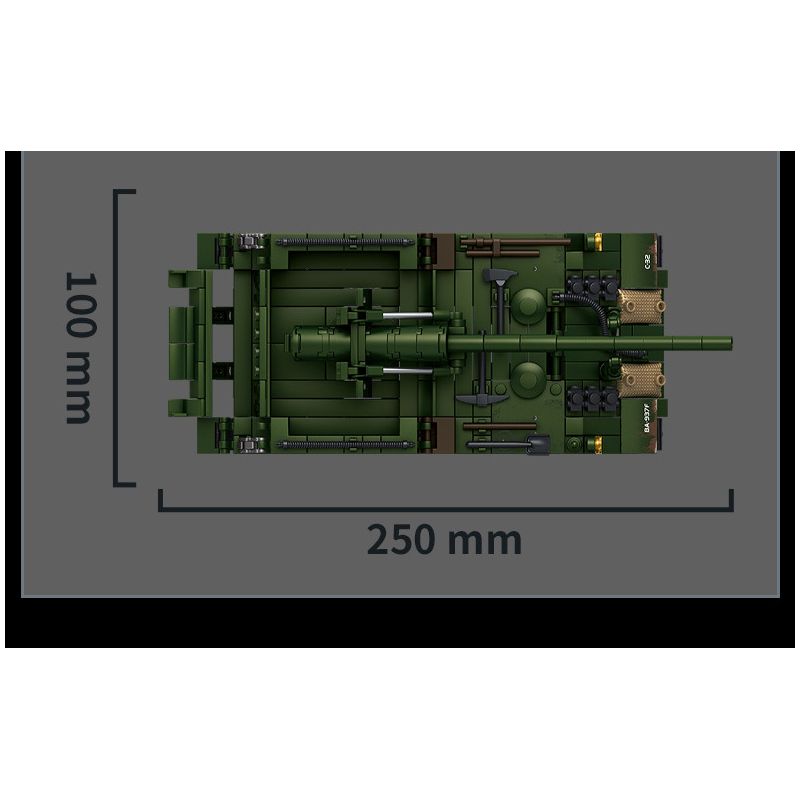 Le Yi 66096 M40 Long Tom Xếp hình lắp ráp ghép mô hình Pháo tự hành M40