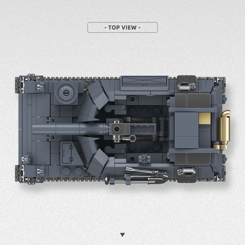ThirdParty 300023 Sturmpanzer II Bison Xếp hình lắp ráp ghép mô hình Pháo tự hành Bison II 1:35