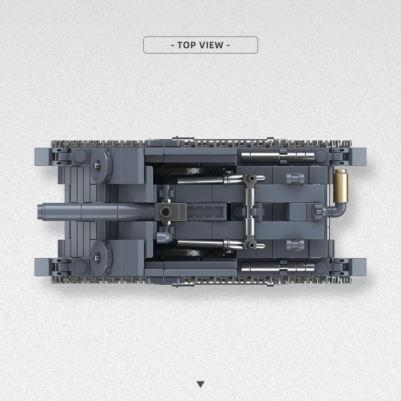ThirdParty 300022 Sturmpanzer I Bison Xếp hình lắp ráp ghép mô hình Pháo tự hành Bison I 1:35