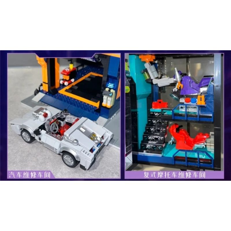 iambrick 40104 Cyber Repair City Xếp hình lắp ráp ghép mô hình Thành phố bảo trì mạng