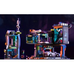 iambrick 40104 Cyber Repair City Xếp hình lắp ráp ghép mô hình Thành phố bảo trì mạng