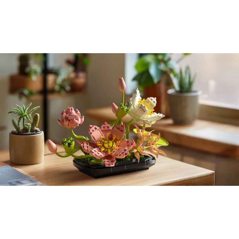 Nifeliz NF10334 Lotus Xếp hình lắp ráp ghép mô hình hoa sen