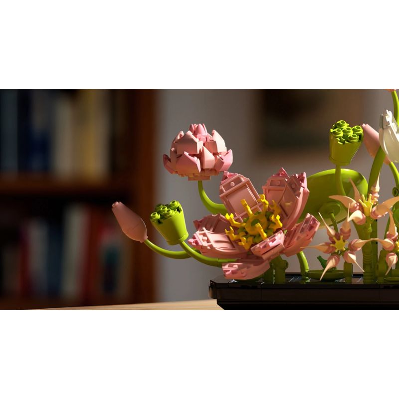 Nifeliz NF10334 Lotus Xếp hình lắp ráp ghép mô hình hoa sen