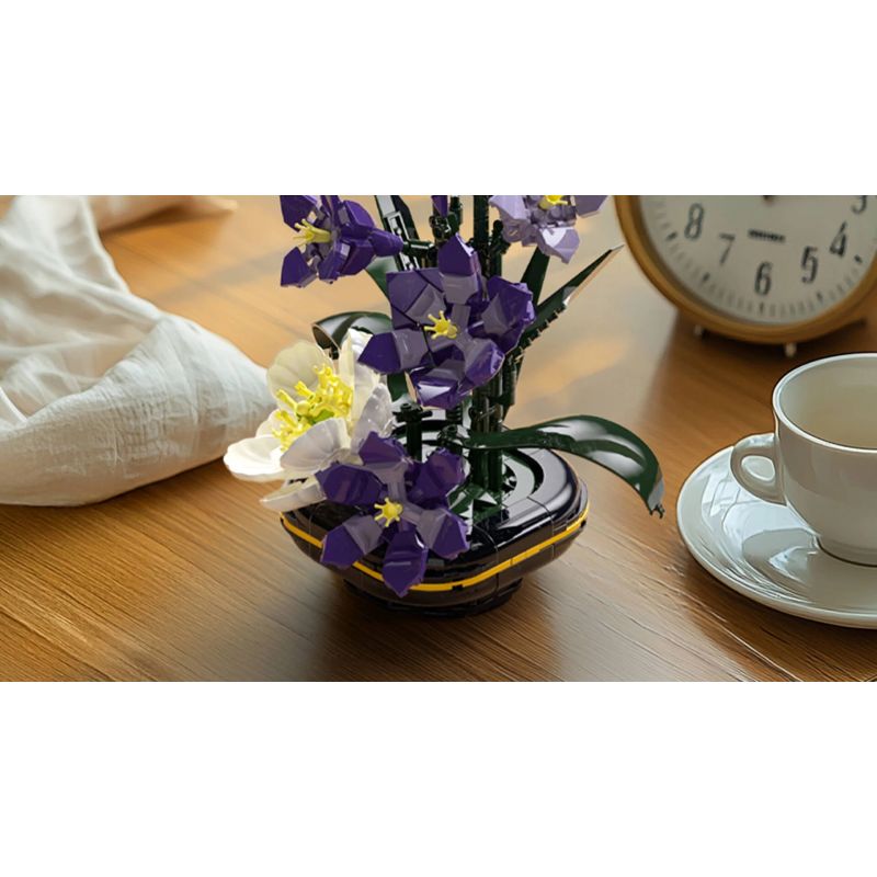 Nifeliz NF10332 Gladiolus Flower Xếp hình lắp ráp ghép mô hình cây lai ơn