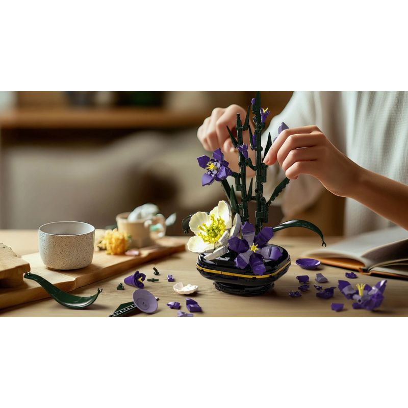 Nifeliz NF10332 Gladiolus Flower Xếp hình lắp ráp ghép mô hình cây lai ơn