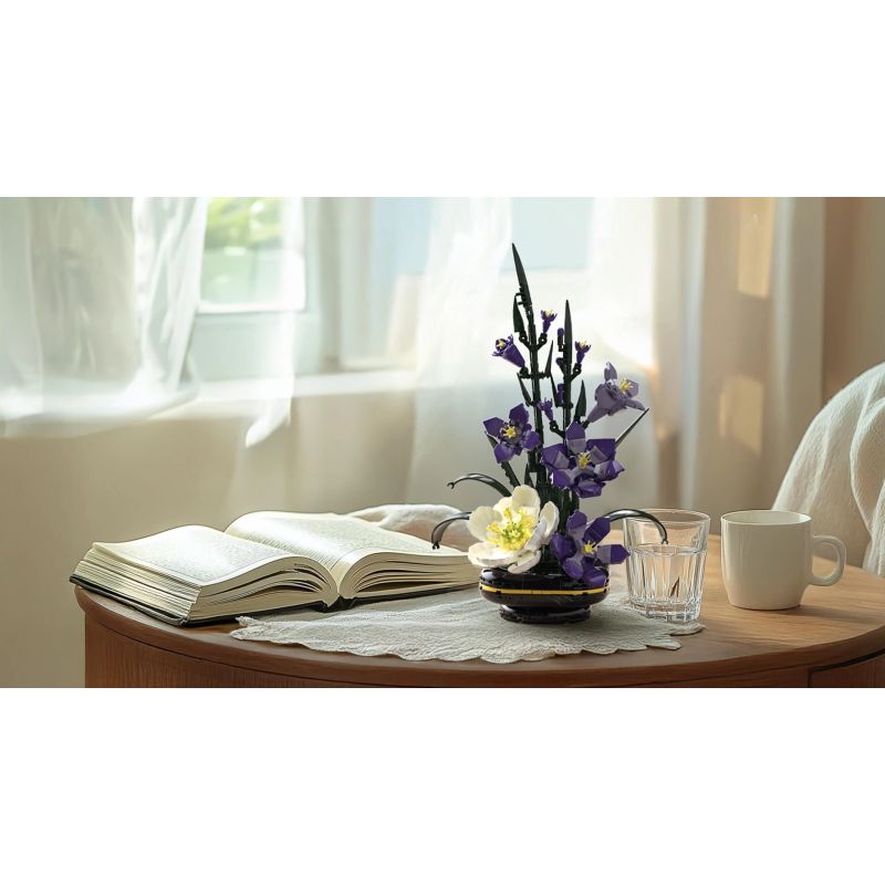 Nifeliz NF10332 Gladiolus Flower Xếp hình lắp ráp ghép mô hình cây lai ơn