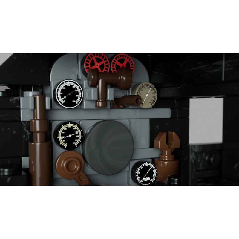 Nifeliz NF10323 Pere Marquette Xếp hình lắp ráp ghép mô hình Polar Express Pere Marquette 1225