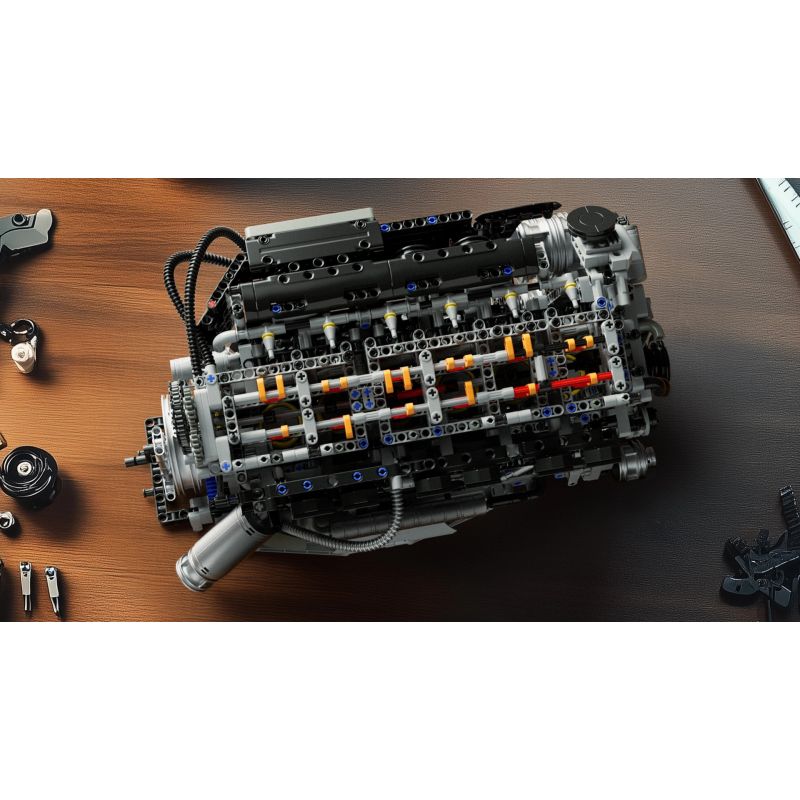 Nifeliz NF10316 L6 Engine Xếp hình lắp ráp ghép mô hình Động cơ 6 xi-lanh thẳng hàng