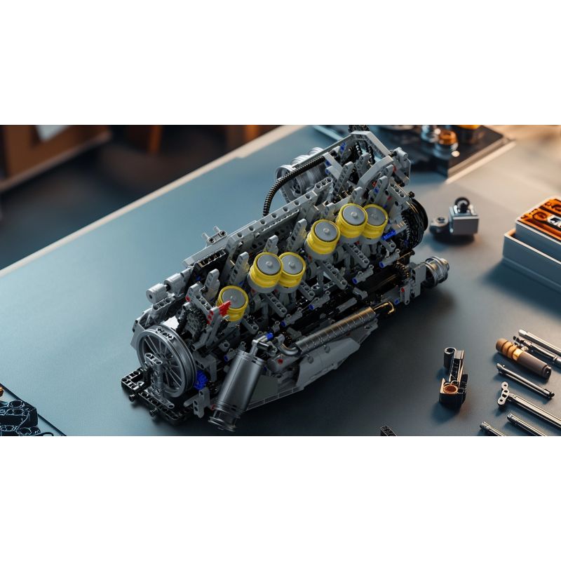 Nifeliz NF10316 L6 Engine Xếp hình lắp ráp ghép mô hình Động cơ 6 xi-lanh thẳng hàng