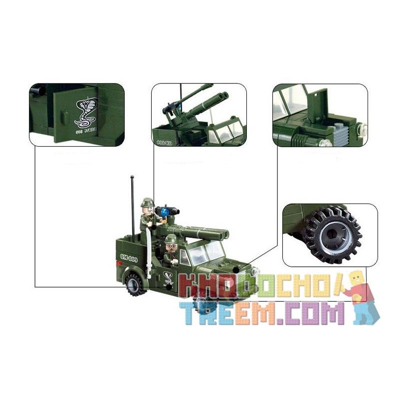 Enlighten 809 Qman 809 non  TẤN CÔNG ĐỘT NHẬP bộ đồ chơi xếp lắp ráp ghép mô hình Military Army COMBATZONES DETECTION OF MILITARY Quân Sự Bộ Đội 285 khối